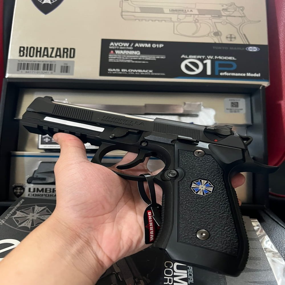 Tokyo Marui Biohazard Albert.W.Model 01P – Umbrella Corporation GBB Airsoft Pistol 6mm (1)