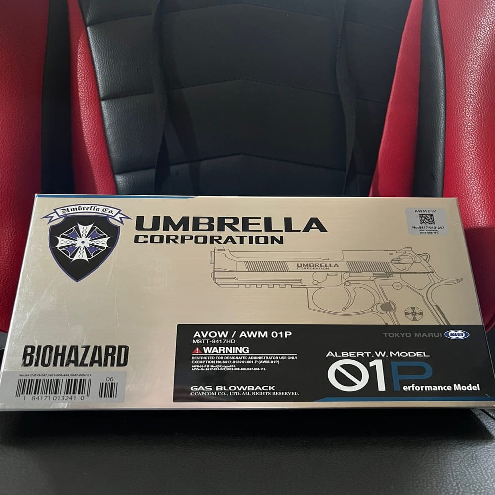 Tokyo Marui Biohazard Albert.W.Model 01P – Umbrella Corporation GBB Airsoft Pistol 6mm (8)