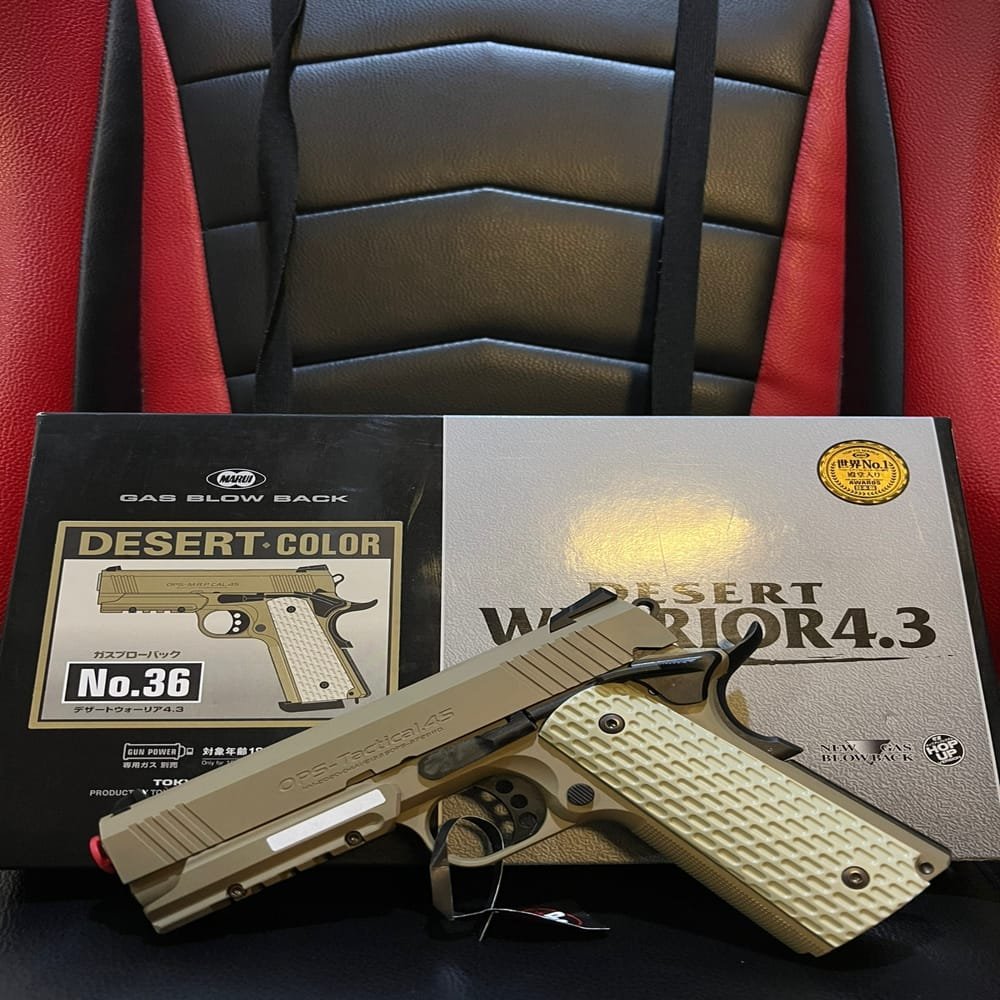 Tokyo Marui Desert Warrior 4.3 GBB Airsoft – Gas Blowback Pistol 6mm Semi Auto (11)