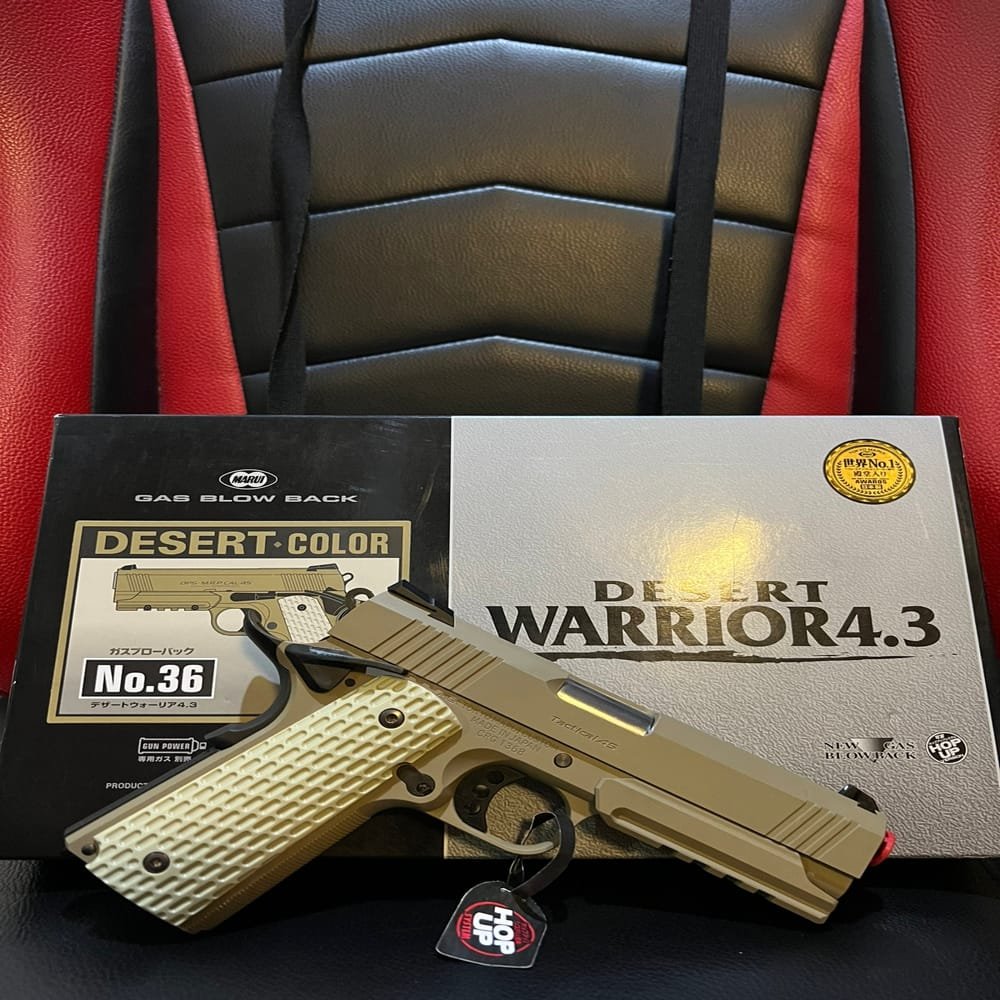 Tokyo Marui Desert Warrior 4.3 GBB Airsoft – Gas Blowback Pistol 6mm Semi Auto (4)