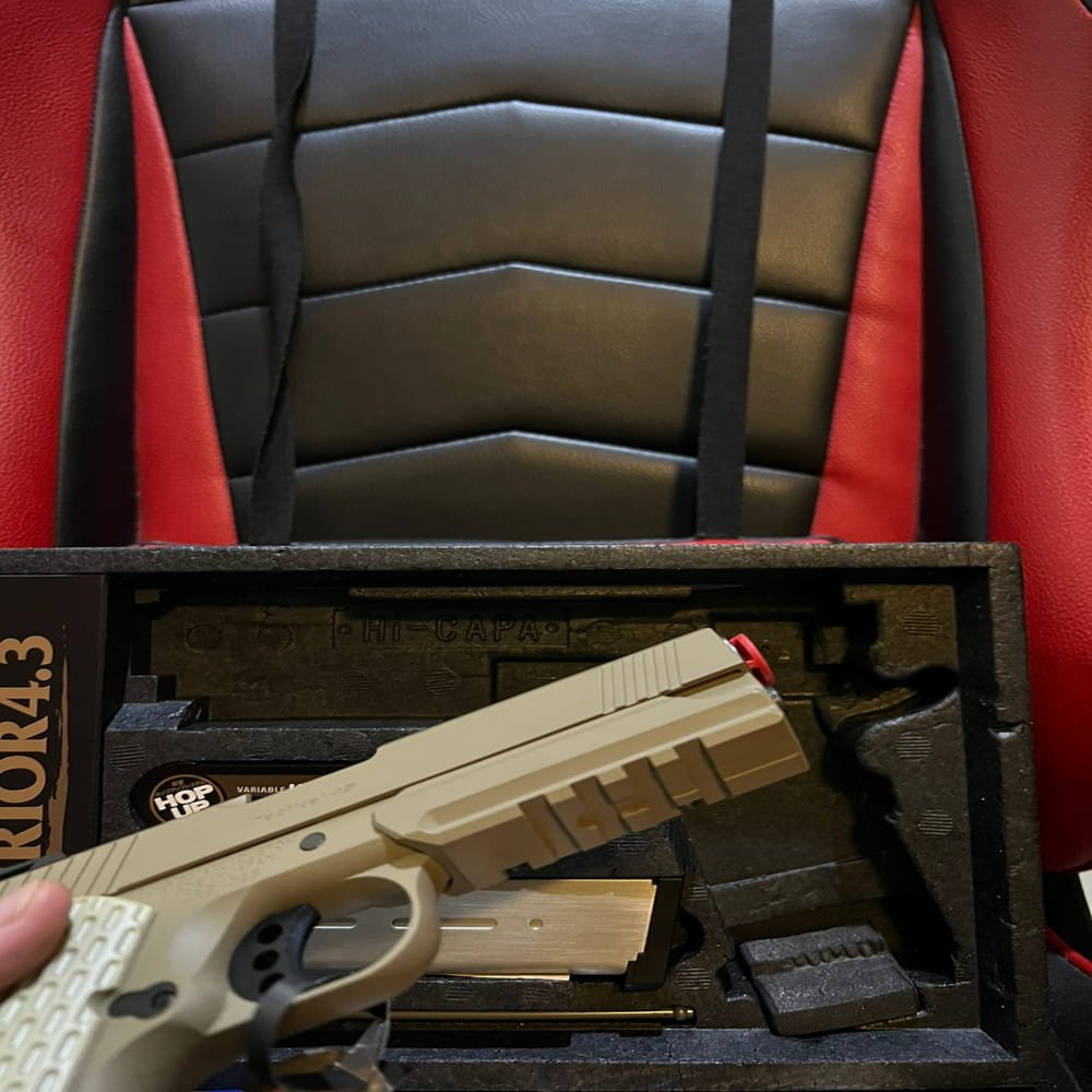 Tokyo Marui Desert Warrior 4.3 GBB Airsoft – Gas Blowback Pistol 6mm Semi Auto (6)