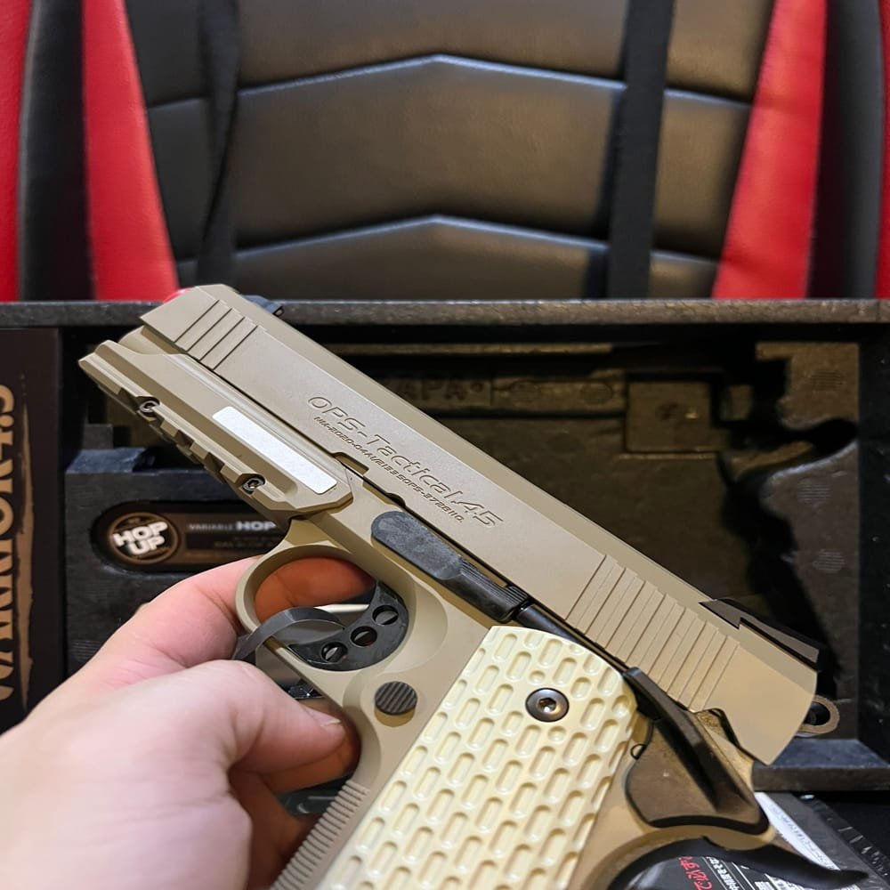 Tokyo Marui Desert Warrior 4.3 GBB Airsoft – Gas Blowback Pistol 6mm Semi Auto (7)