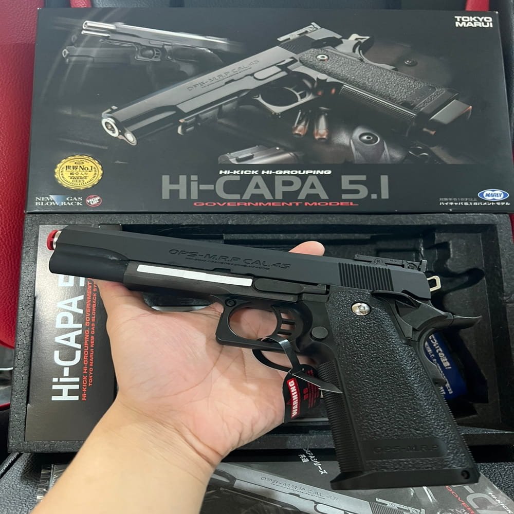 Tokyo Marui Hi-Capa 5.1 GBB Airsoft – Gas Blowback Pistol 6mm Semi Auto (2)