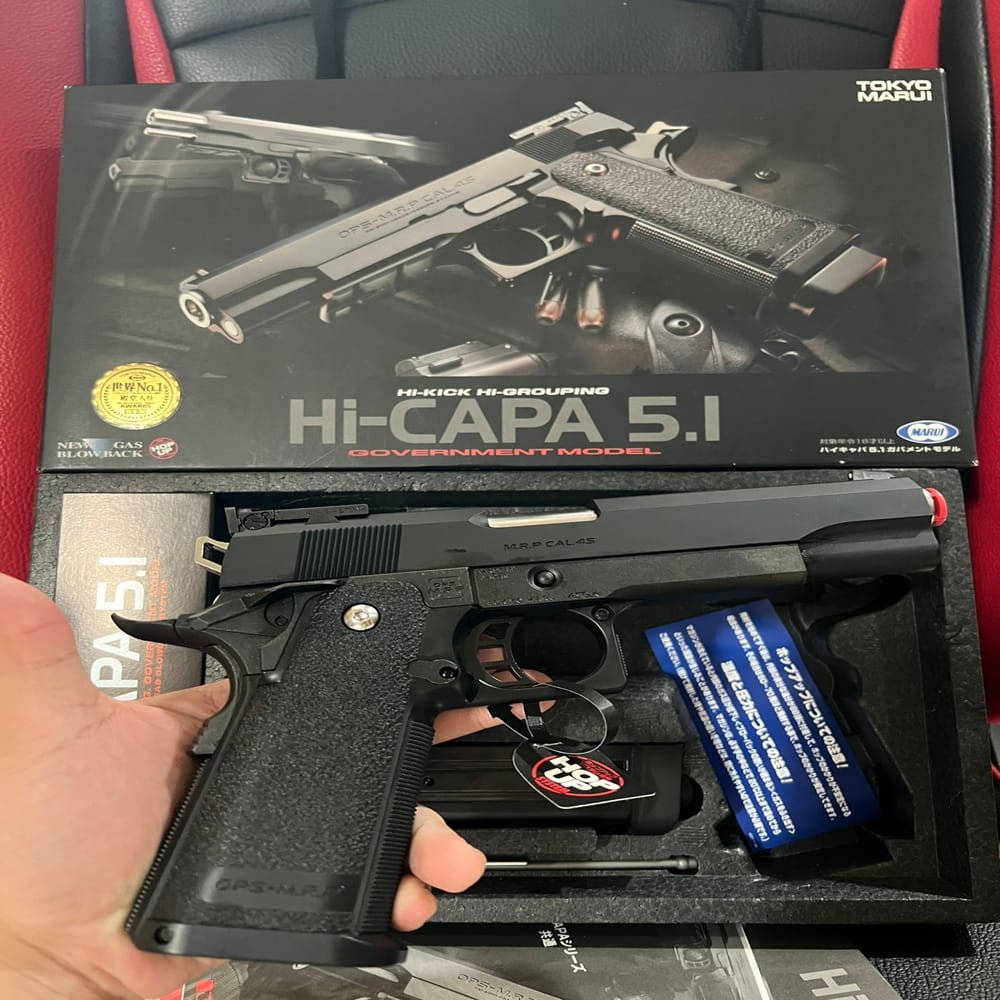 Tokyo Marui Hi-Capa 5.1 GBB Airsoft – Gas Blowback Pistol 6mm Semi Auto (5)