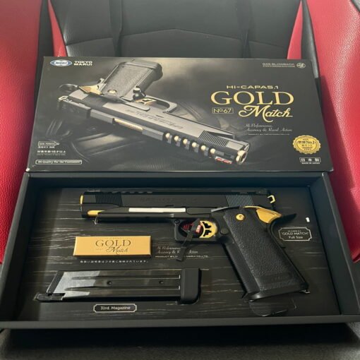 Tokyo Marui Hi-Capa 5.1 Gold Match GBB Airsoft – Gas Blowback Pistol 6mm