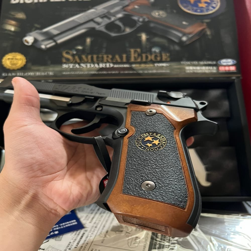 Tokyo Marui Samurai Edge Std. High Grade GBB Airsoft – Resident Evil Biohazard Pistol 6mm (4)