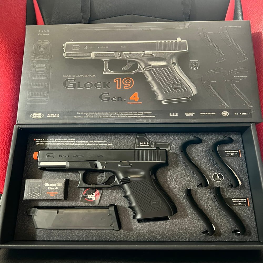 okyo Marui Glock 19 Gen 4 GBB Airsoft – Compact Gas Blowback Pistol 6mm (10)