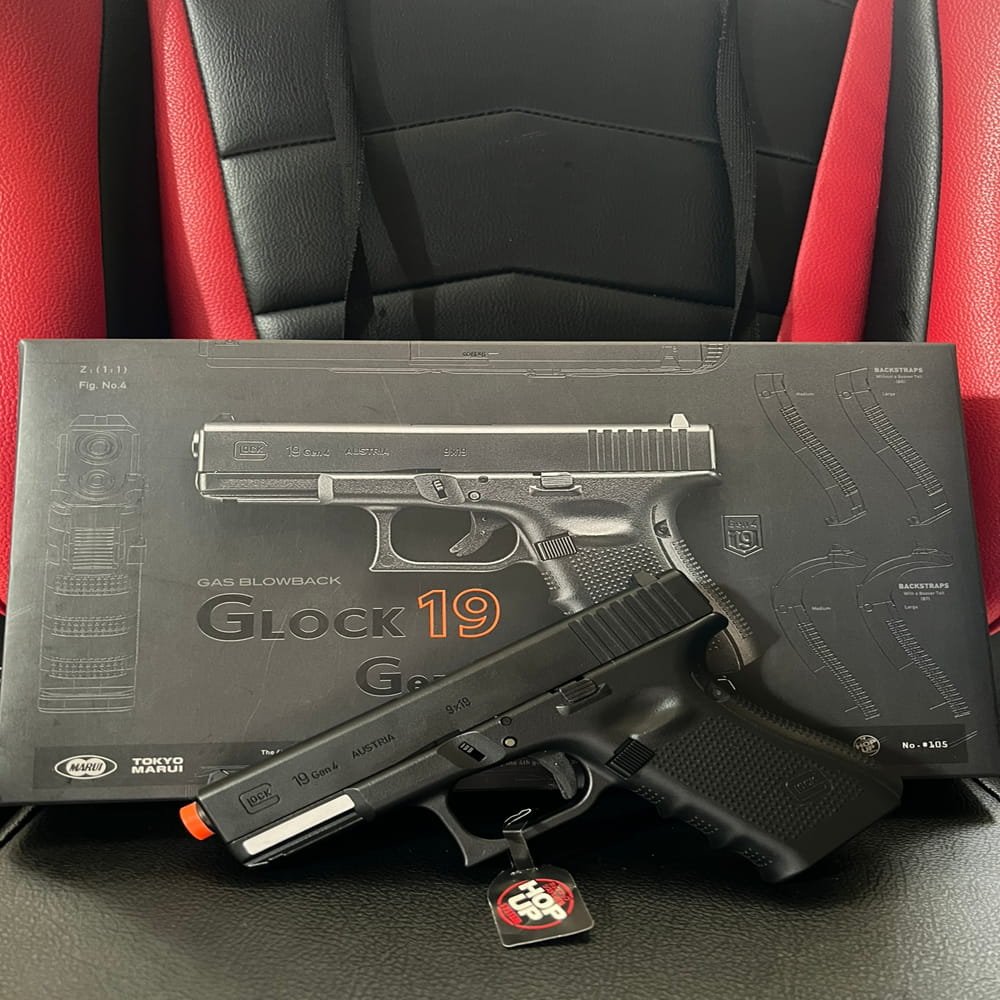 okyo Marui Glock 19 Gen 4 GBB Airsoft – Compact Gas Blowback Pistol 6mm (7)